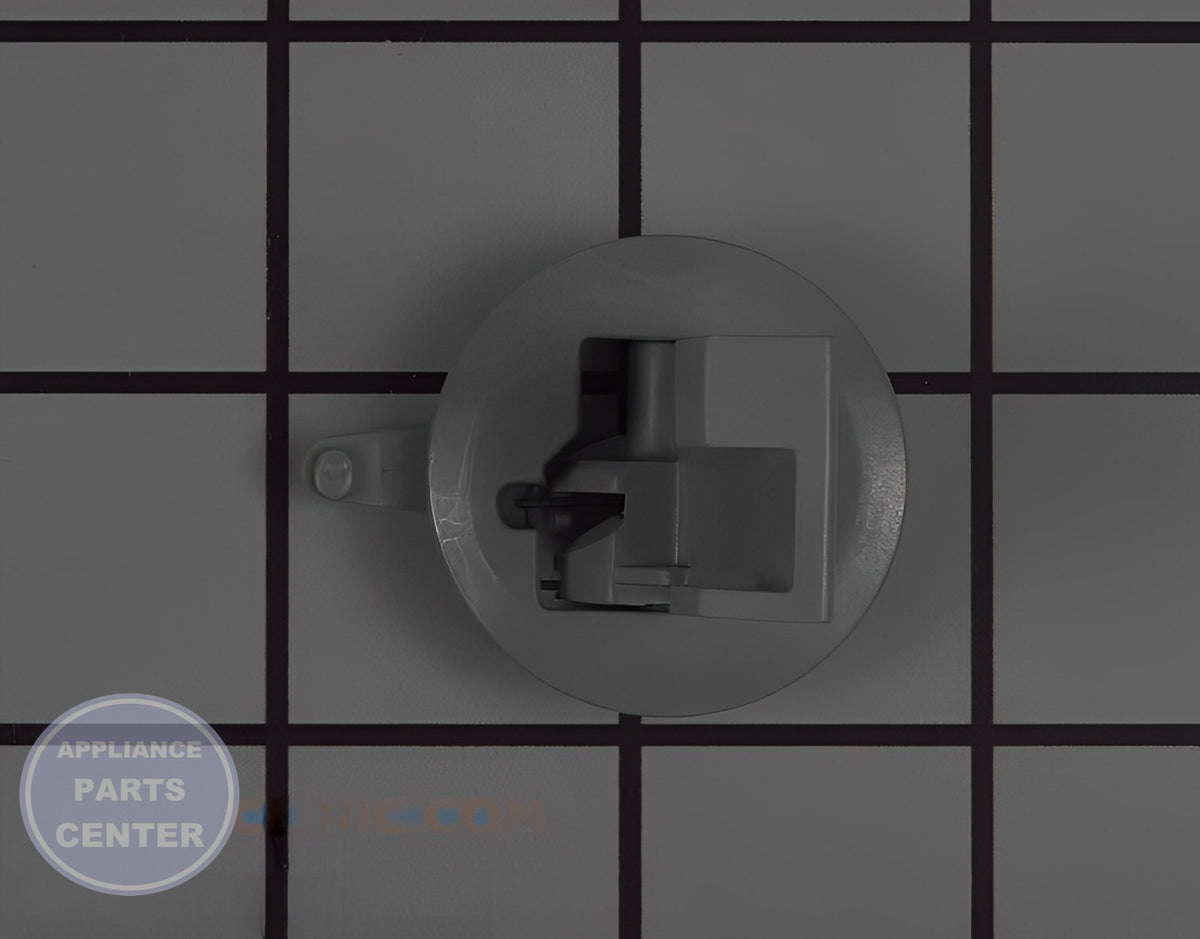 GE WASHER LID LOCK STRIKER WH02X24106 - Detailed view of durable latch mechanism