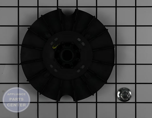 GE DISHWASHER 1/3 HP MOTOR PULLEY & NUT - Main view showing heavy-duty construction for GE models