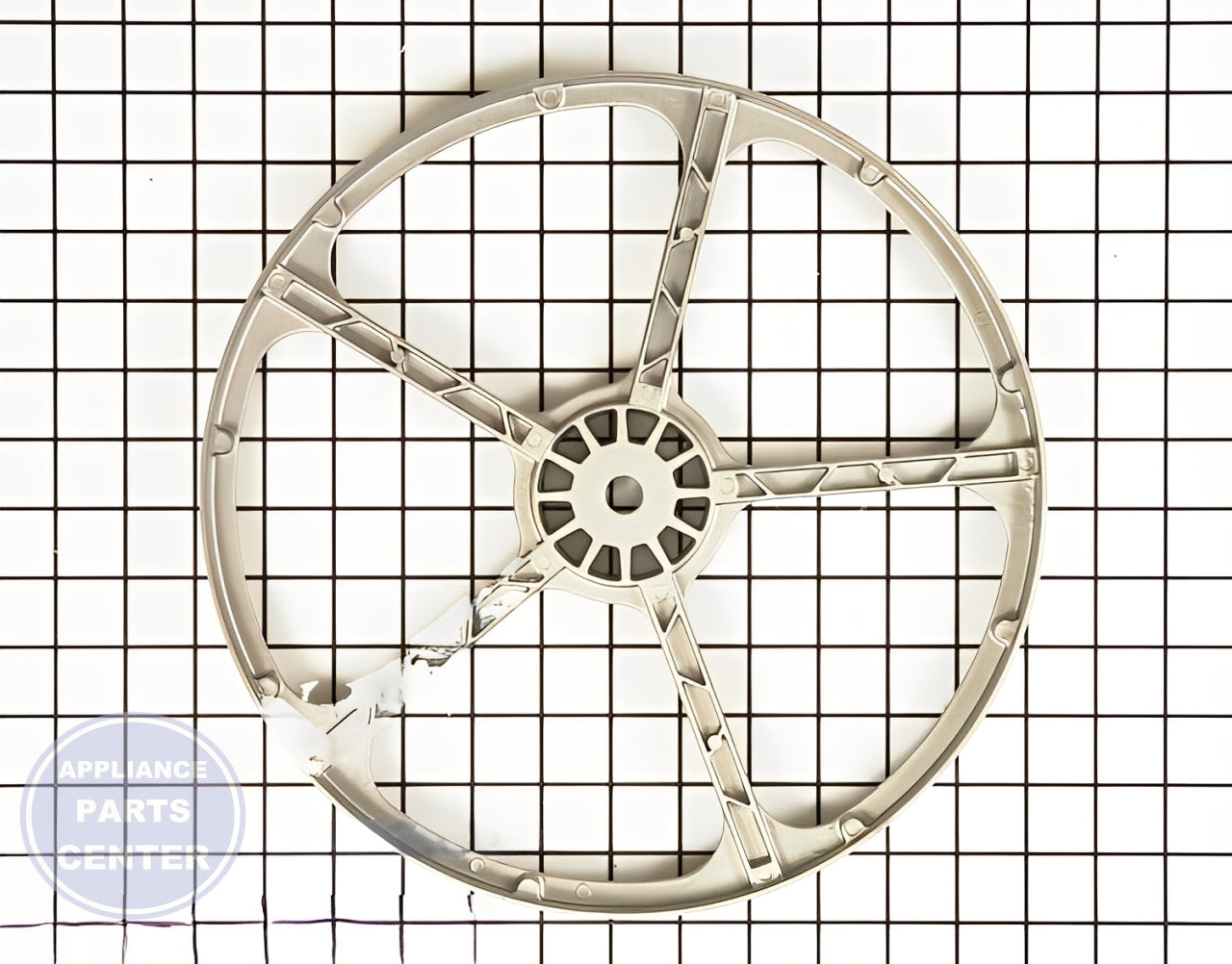 Washing Machine Drive Pulley WH07X10019 - Detailed view of heavy-duty design