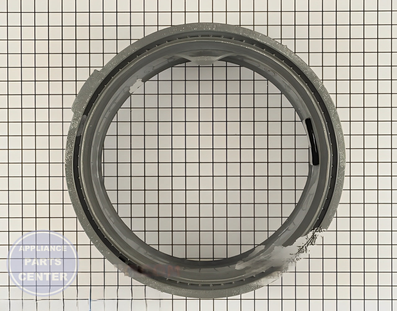 GE WASHER BOOT GASKET WH08X10036 - Detailed view of seamless seal installation