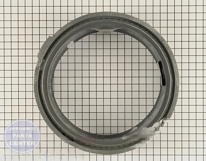 GE WASHER BOOT GASKET WH08X10036 - Detailed view of seamless seal installation