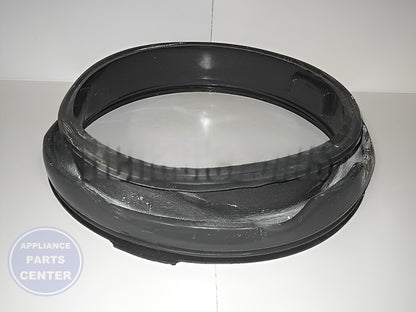 GE DOOR BOOT SEAL GASKET WH08X10049 - Side view with precise measurements