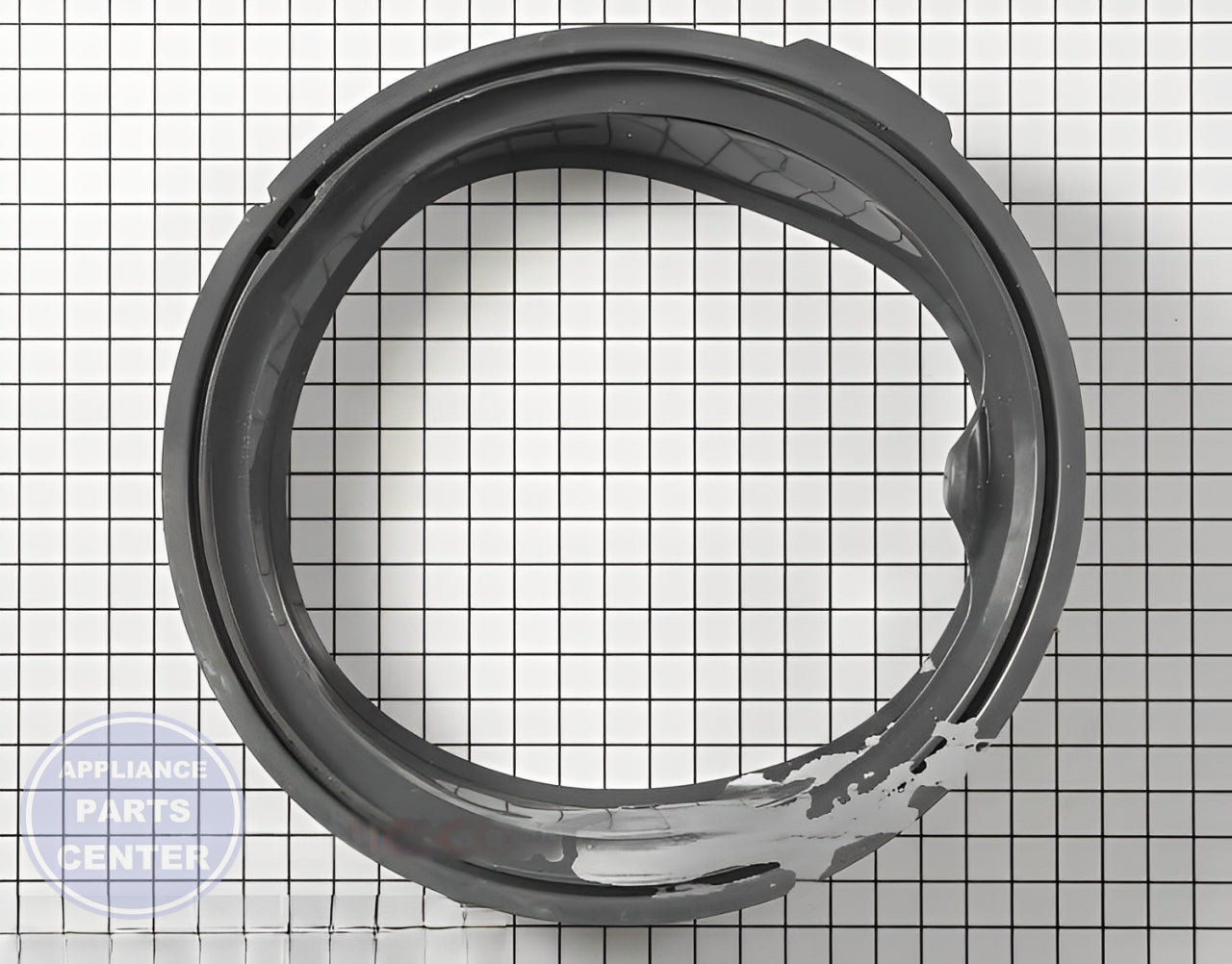 GE WASHER BOOT GASKET WH08X10064 - Detailed view of high-quality seal material