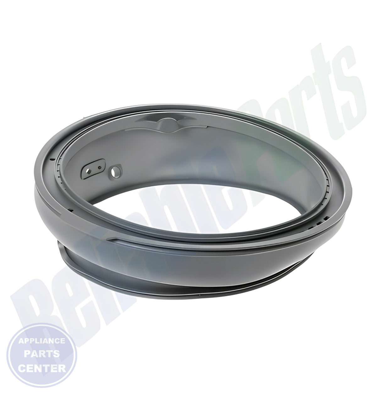 GE WASHER BOOT GASKET WH08X22620 - Side view with precise measurements