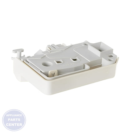 GE WASHER DOOR LOCK AND SWITCH ASSEMBLY WH10X10008 - Detailed view of locking mechanism