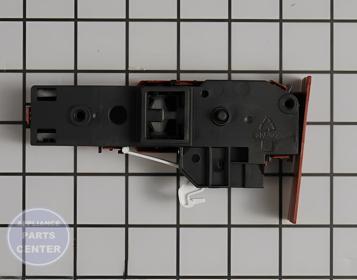 GE WASHER DOOR LOCK WH10X20821 - Main view showing latch mechanism for GFWN1600JWW and GFWH1400DWW