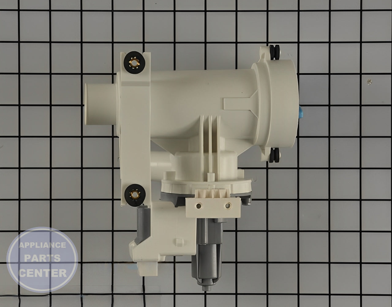 GE REPLACEMENT DRAIN PUMP WH11X29539 - Detailed view of durable pump