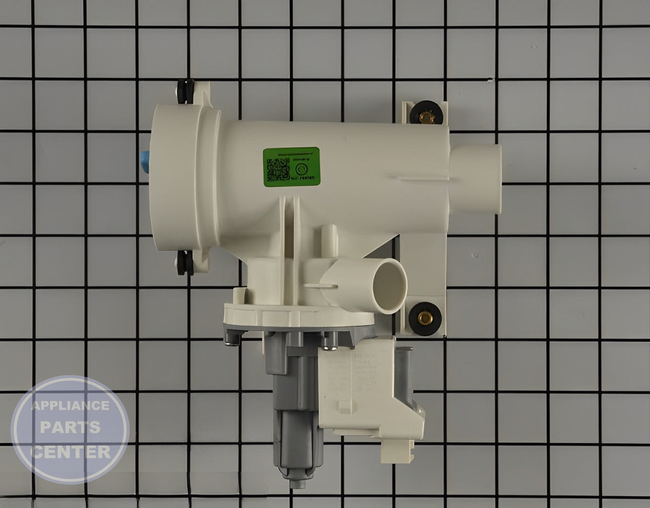 GE REPLACEMENT DRAIN PUMP WH11X29539 - Main view showing efficient water removal for GE XL and Profile series