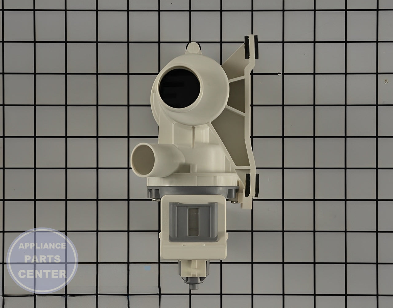 GE REPLACEMENT DRAIN PUMP WH11X29539 - Installation in GE Adora series showing key mounting points