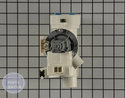 GE REPLACEMENT DRAIN PUMP WH11X29539 - Installation in GE Adora series showing key mounting points