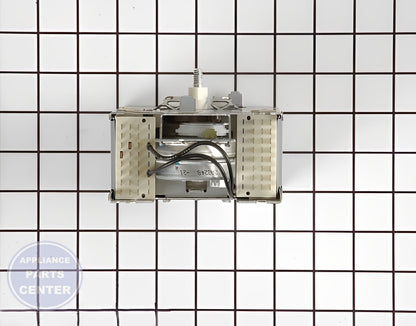 TIMER - WASHER WH12X10152 - Detailed view of Circuit Board & Timer technical details