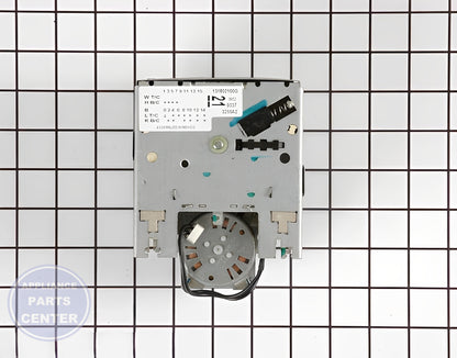 TIMER - WASHER WH12X10152 - Side view with Circuit Board & Timer specs