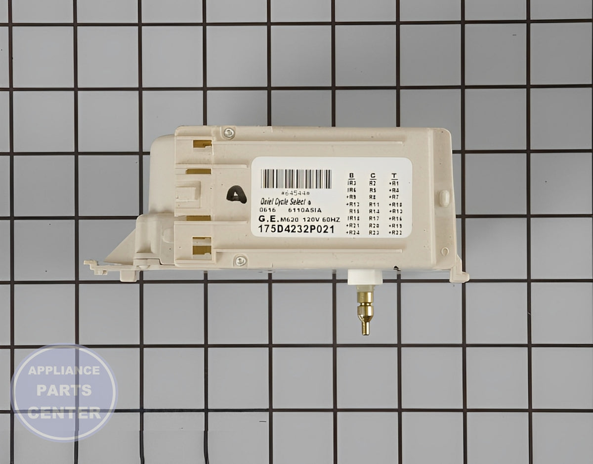 GE Timer WH12X10255 - Main view showing precise cycle control for GE and Hotpoint models