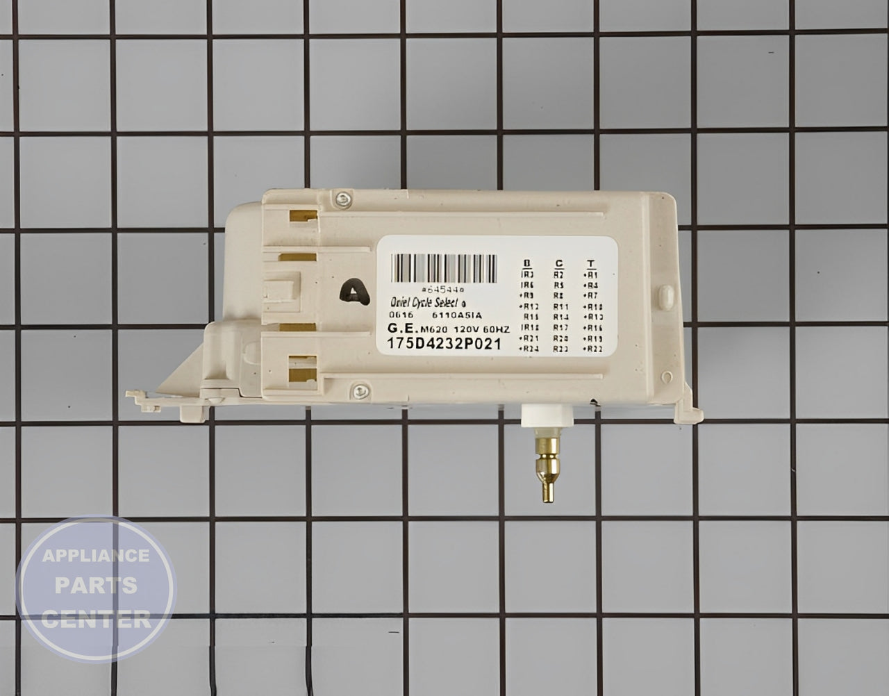 GE Timer WH12X10255 - Main view showing precise cycle control for GE and Hotpoint models