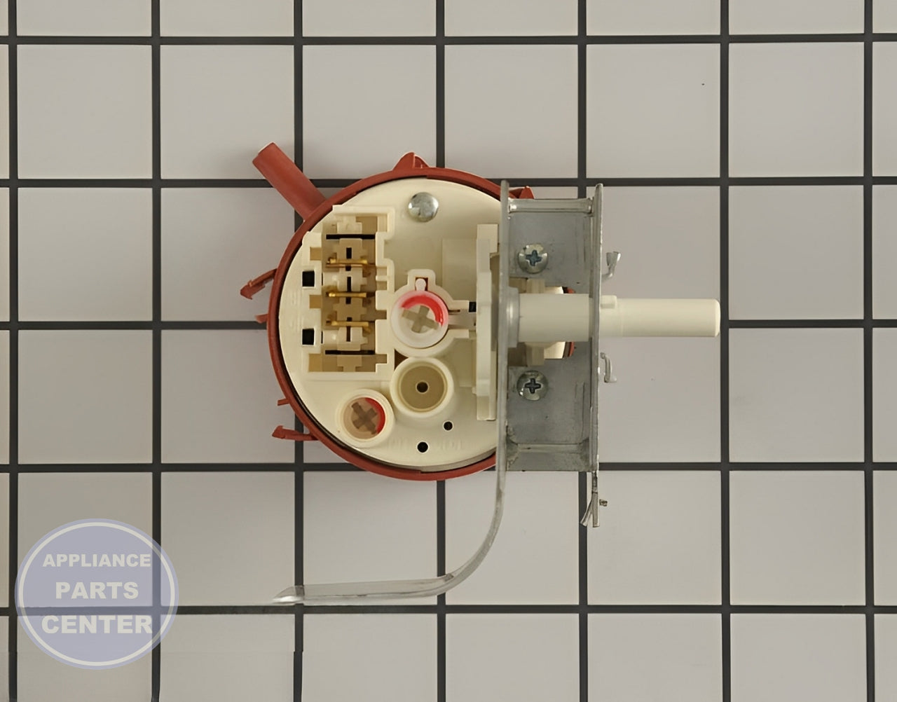 GE WASHER PRESSURE SWITCH WH12X10301 - Installation in GEN model showing key mounting points