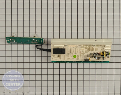 Main Control Board WH12X10439 - Detailed view of timer circuit board