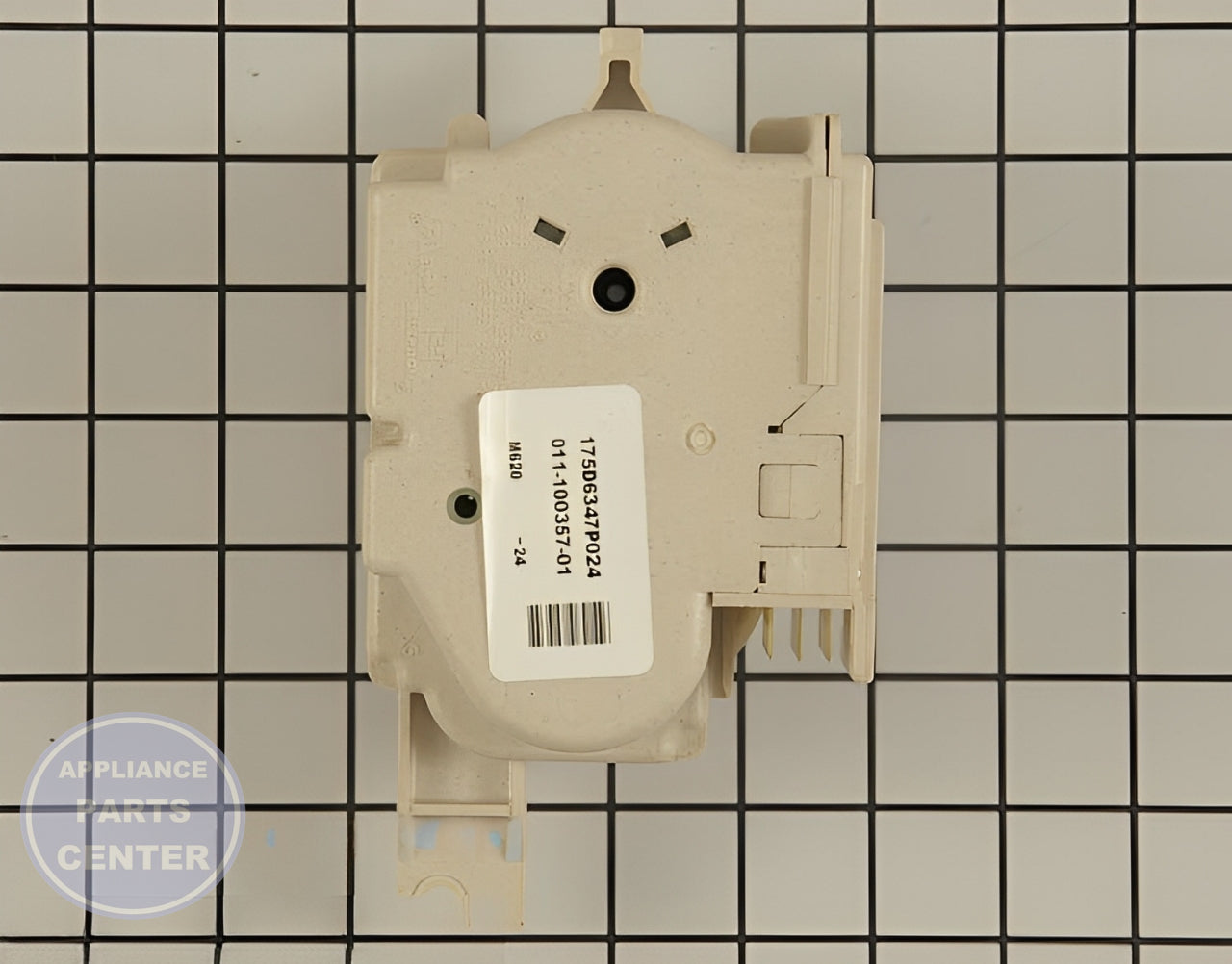 GE WASHER TIMER CONTROL ASSEMBLY WH12X10478 - Side view with precise timings