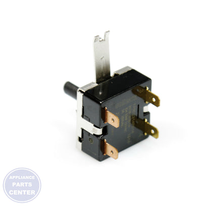 GEH SWITCH ROTARY WH12X10498 - Installation in GEH model showing key mounting points
