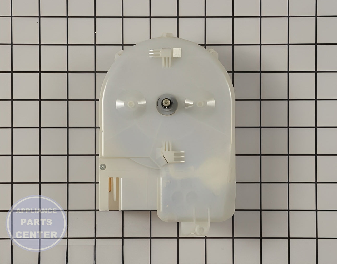 GE WASHER TIMER WH12X10535 - Side view with precise technical specs