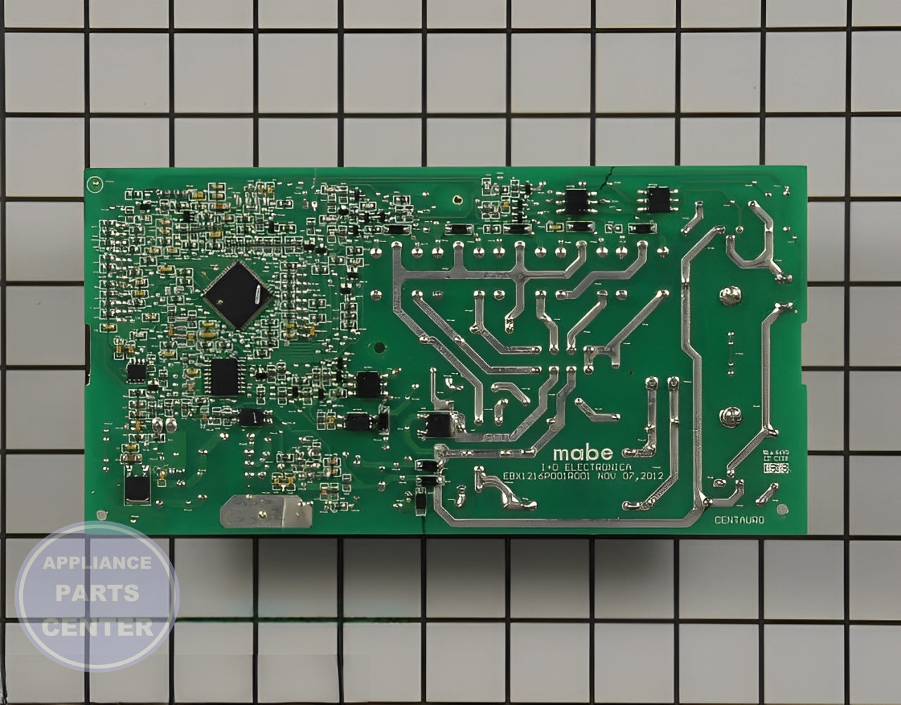 GE CONTROL BOARD ASSEMBLY WH12X10586 - Main view showing circuit board for GEN models