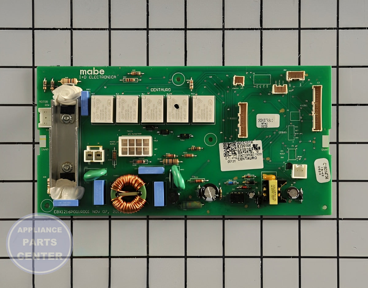 GE WASHER CONTROL BOARD ASSEMBLY WH12X22744 - Main view showing control panel for GEN Washer/Dryer combo