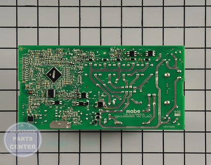 GE WASHER CONTROL BOARD ASSEMBLY WH12X22744 - Detailed view of circuit board assembly