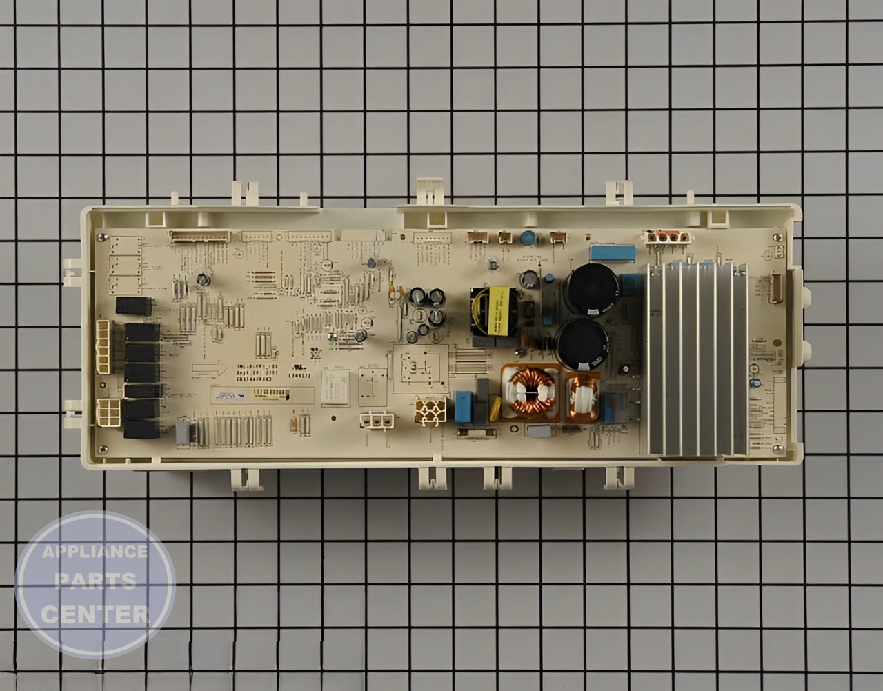 GE WASHER ELECTRONIC CONTROL BOARD ASSEMBLY WH12X26034 - Main view showing circuit board for GEN Washing Machine