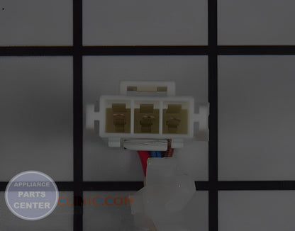 GE WASHER SPEED SENSOR WH12X27187 - Detailed view of sensor & thermistor assembly