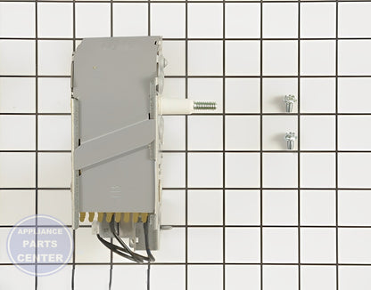 GE WASHER TIMER CONTROL WH12X950 - Side view with precise measurements