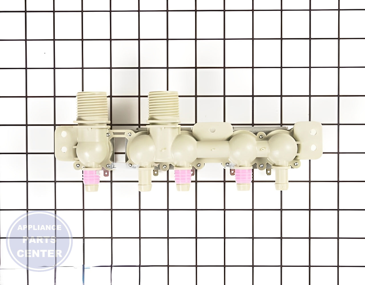 GE Water Inlet Valve WH13X10017 - Main view showing valve assembly for GE models