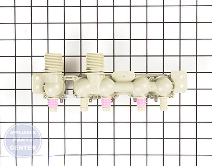 GE Water Inlet Valve WH13X10017 - Main view showing valve assembly for GE models