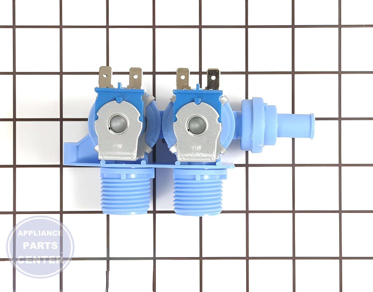 GE WASHER WATER INLET FILL VALVE WH13X10023 - Detailed view of valve & float mechanism