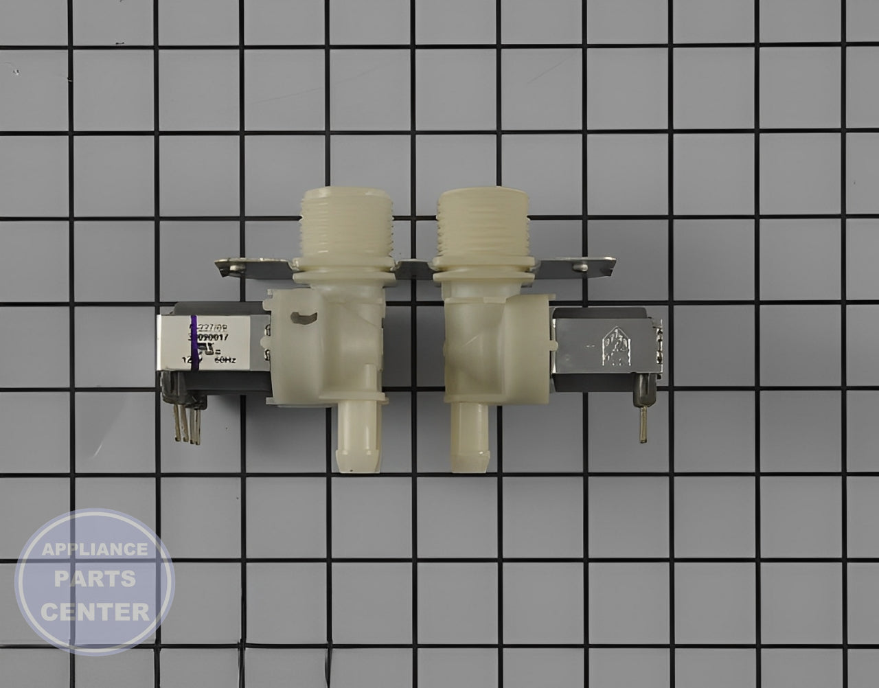GE WASHER 2-IN-3 OUT WATER VALVE WH13X10029 - Main view showing multi-connection support for GE XYZ and ABC models