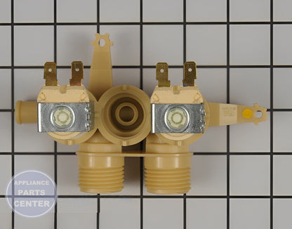GE WASHER WATER INLET VALVE WH13X23974 - Main view showing valve & float assembly for GEN models