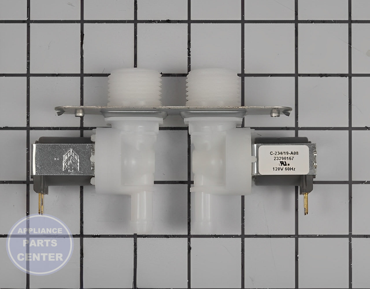 GE WASHER WATER VALVE WH13X27295 - Main view showing water valve for GEN washing machine