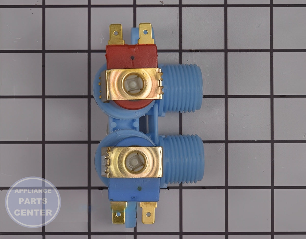 GE WASHER DRYER WATER INLET VALVE WH13X27314 - Installation in GEN Washer/Dryer Combo showing key mounting points