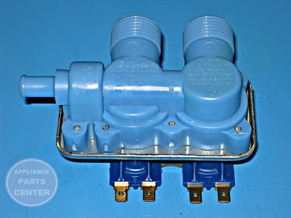 GE WASHER WATER INLET VALVE WH13X81 - Installation in GE top-load washer showing key mounting points