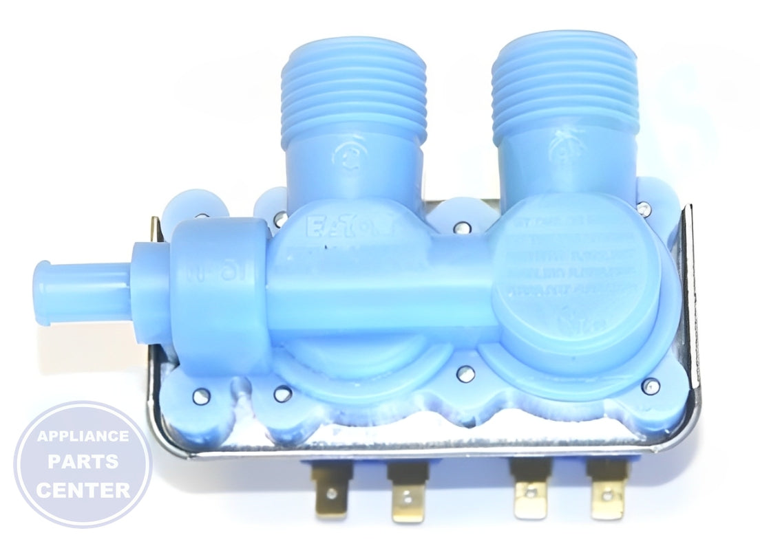 GE WASHER WATER INLET VALVE WH13X81 - Installation in GE top-load washer showing key mounting points