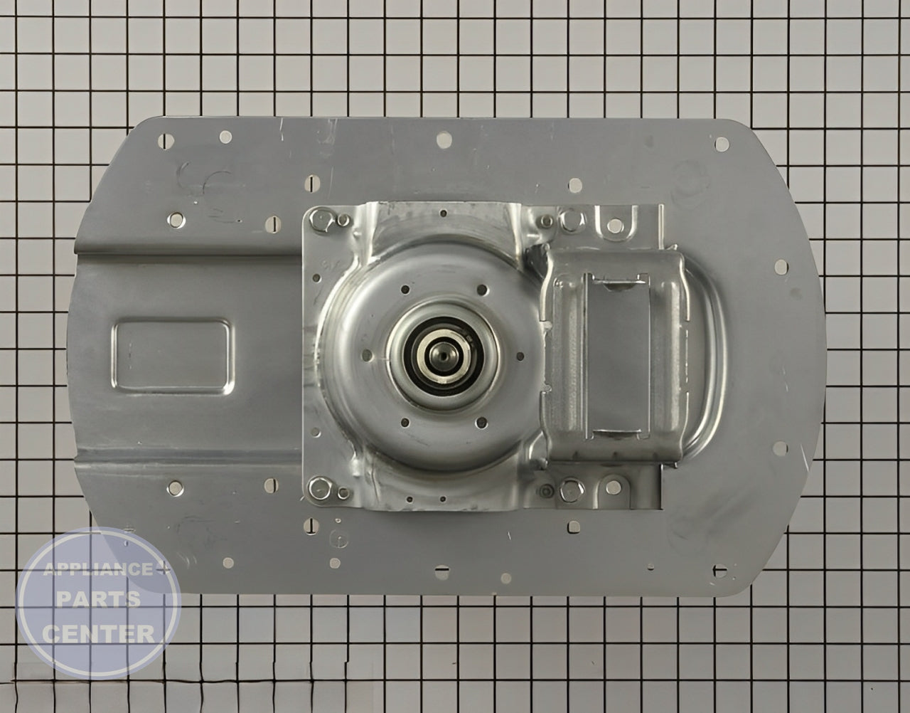 GE ASSEMBLY SUPPORT WH16X10146 - Side view with precise measurements and specs