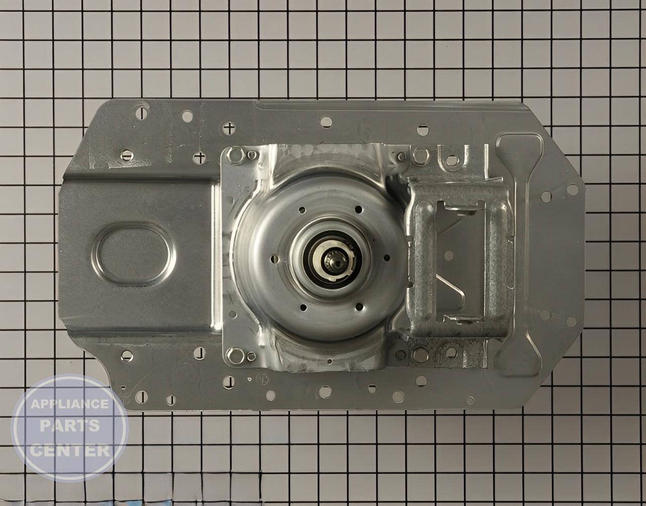 GE WASHER SUPPORT KIT ASSEMBLY WH16X10185 - Detailed view of transmission components