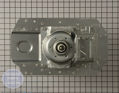 GE WASHER SUPPORT KIT ASSEMBLY WH16X10185 - Detailed view of transmission components