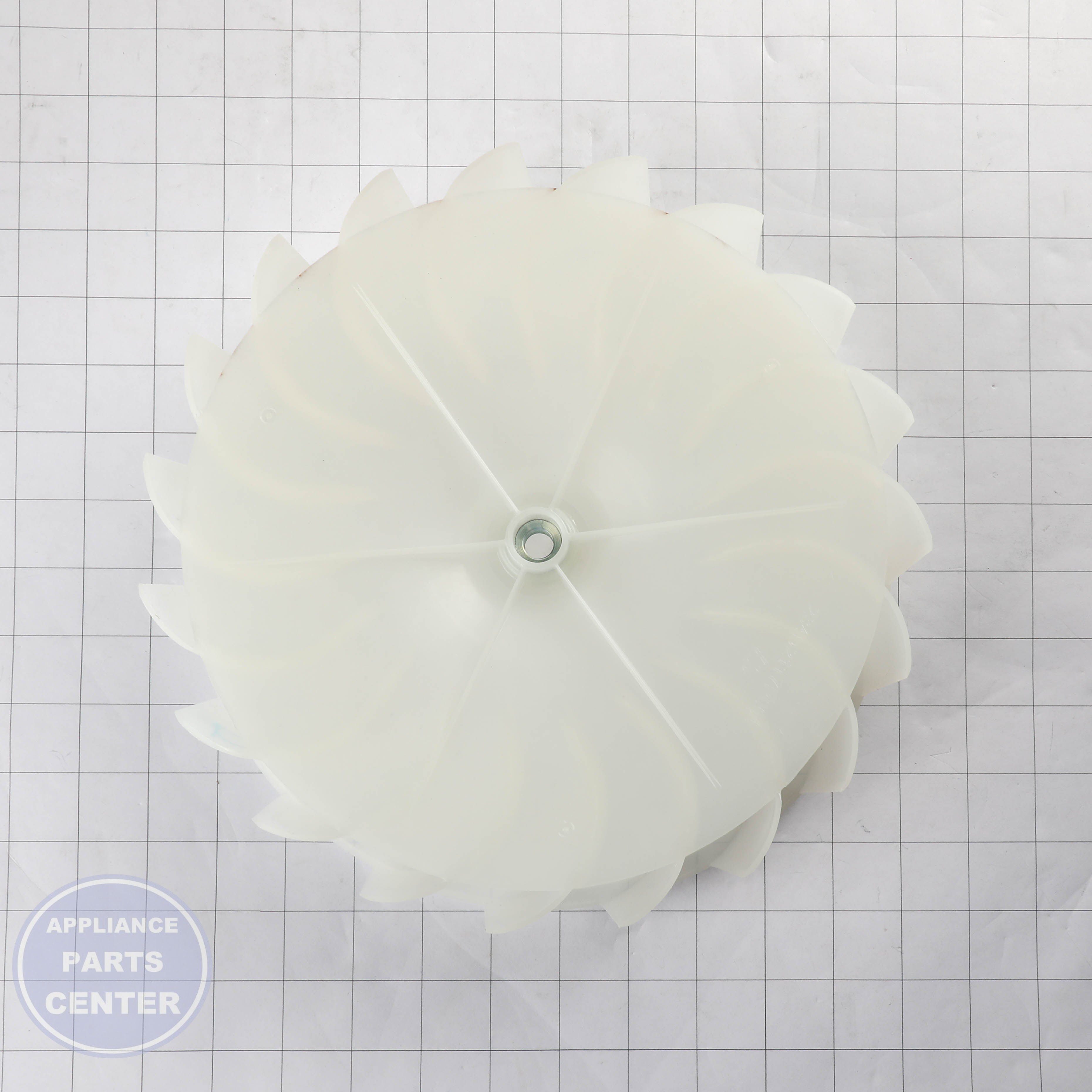 GEH BLOWER WHEEL WH16X34317 - Installation in GEH model showcasing key mounting points