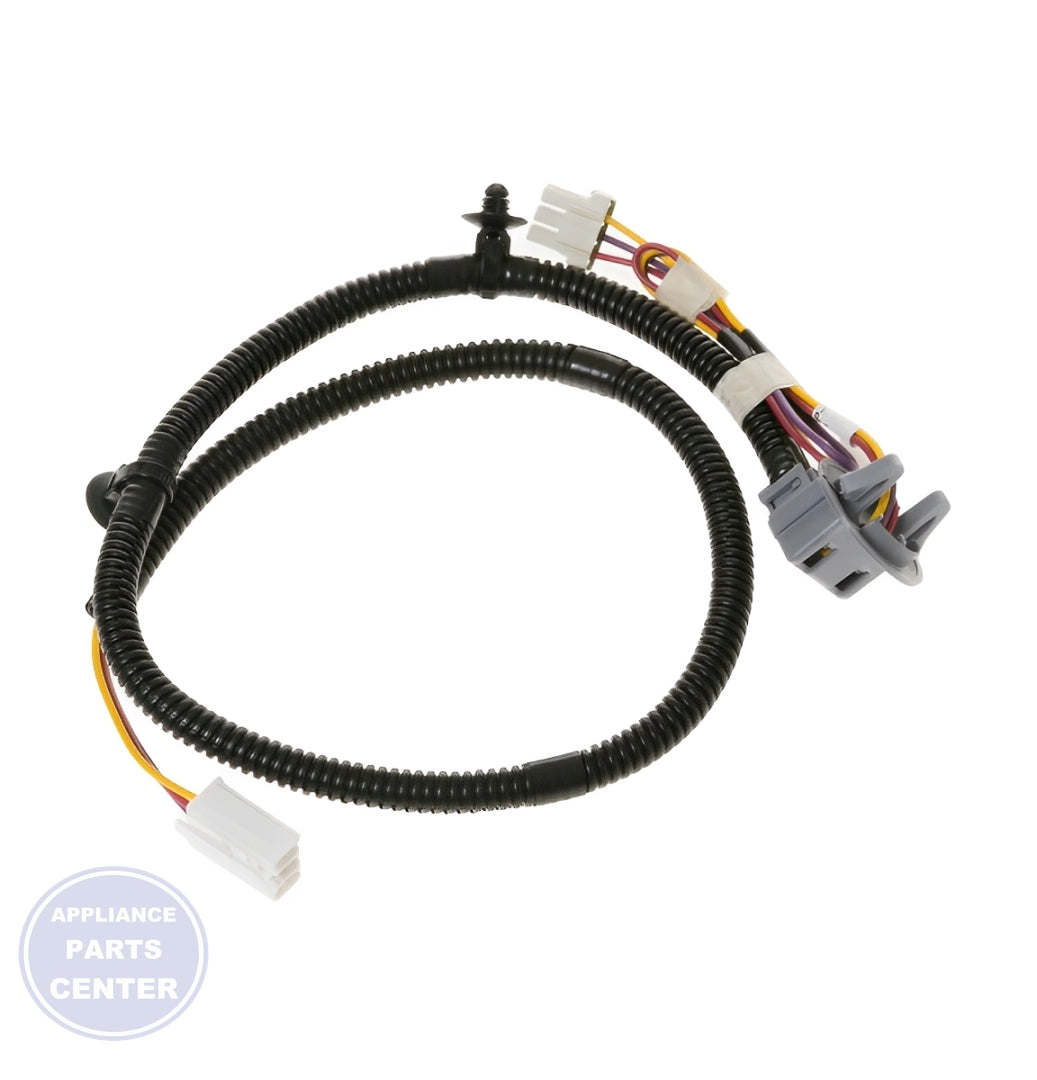 GE WASHER WIRE HARNESS LID LOCK WH19X24141 - Installation in GEN models showing locking points