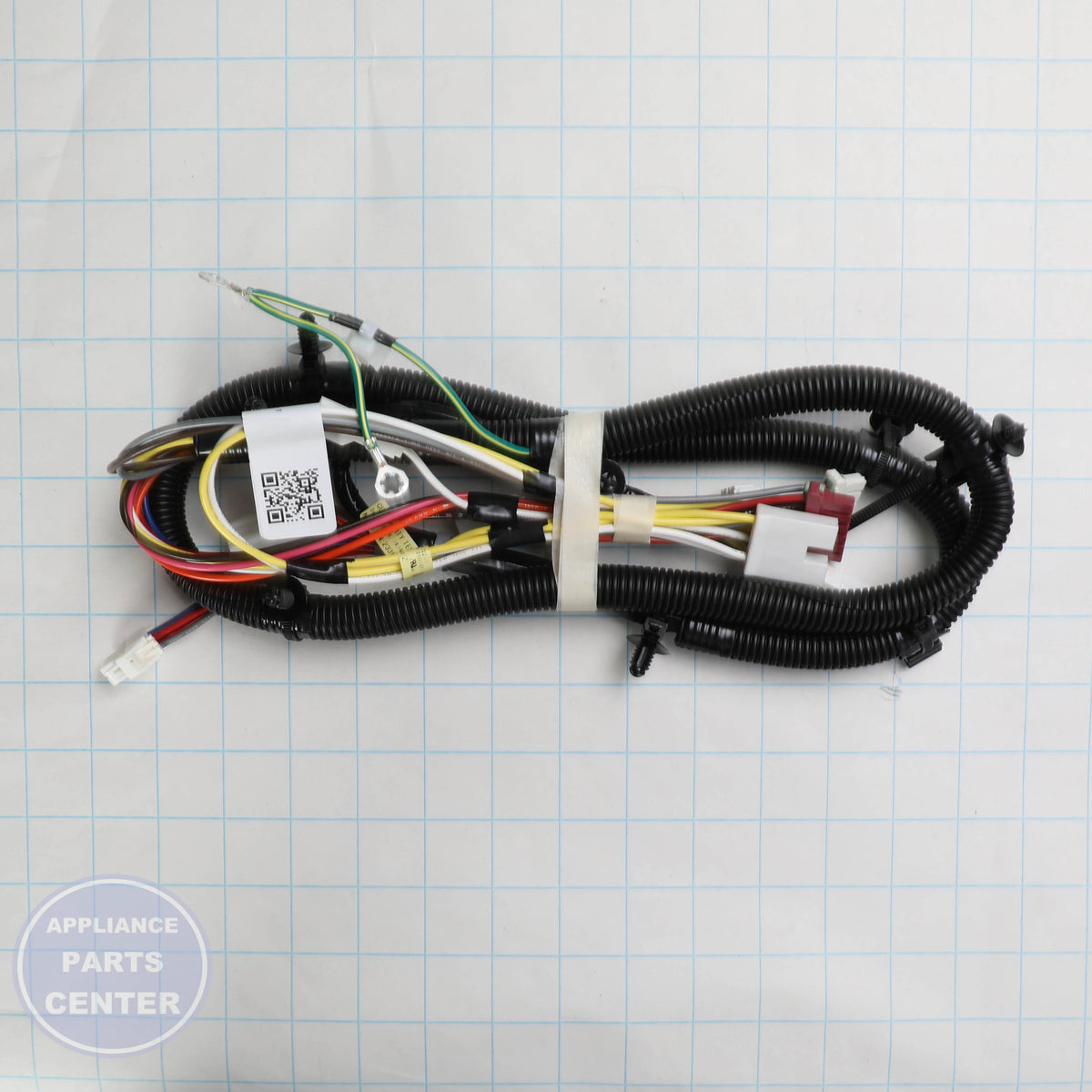 HARNESS MAIN WASHER JST 24 - Side view with precise connectors