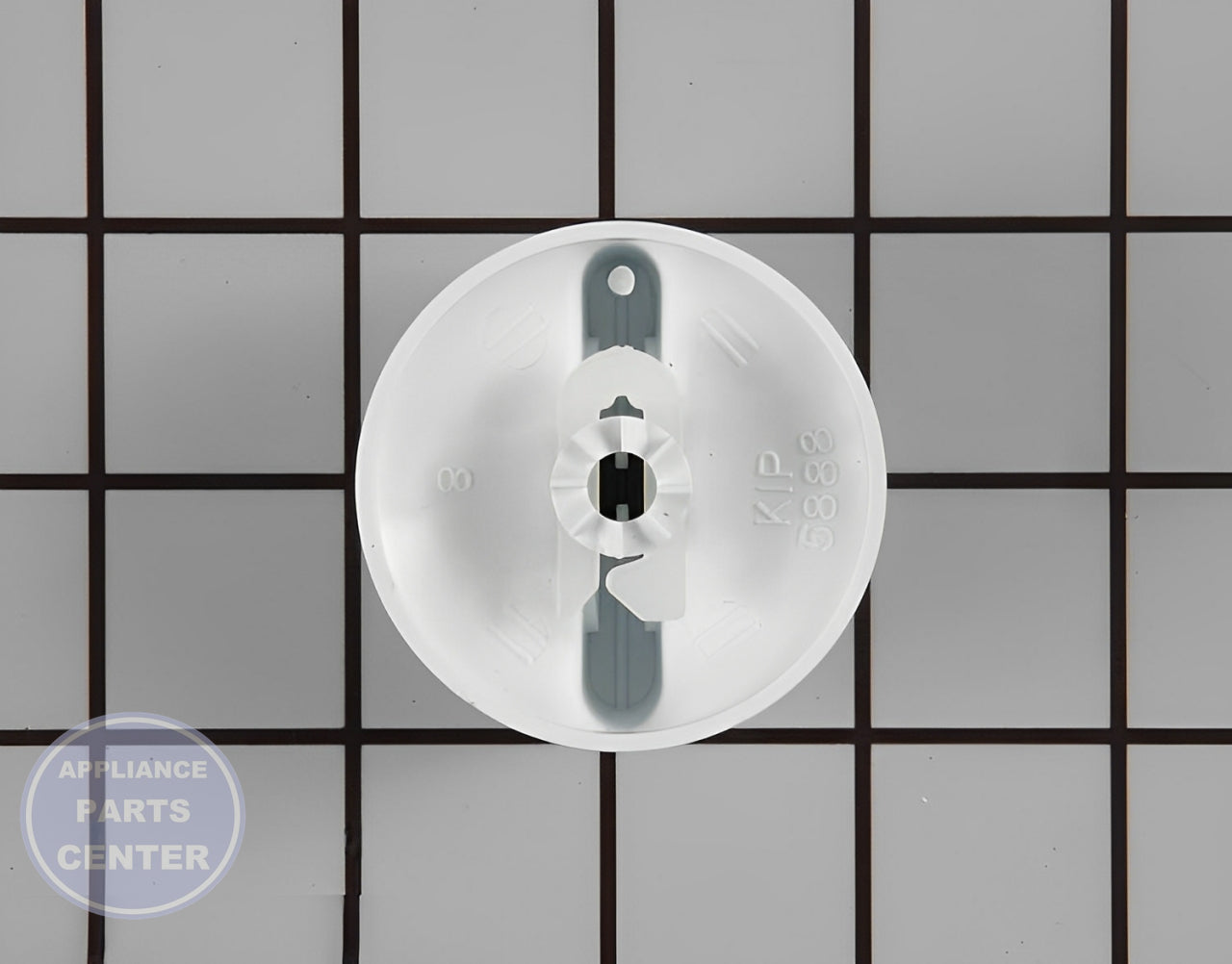 DRYER TIMER CONTROL KNOB WH1X2754 - Side view with precise measurements
