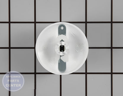 DRYER TIMER CONTROL KNOB WH1X2754 - Side view with precise measurements