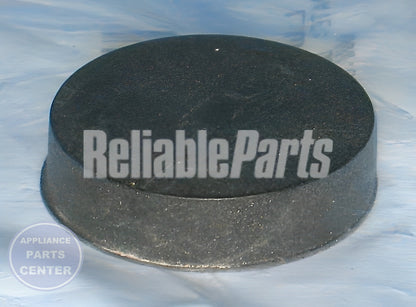 RUBBER FOOT PAD WH1X484 - Side view with 200 lbs capacity specs
