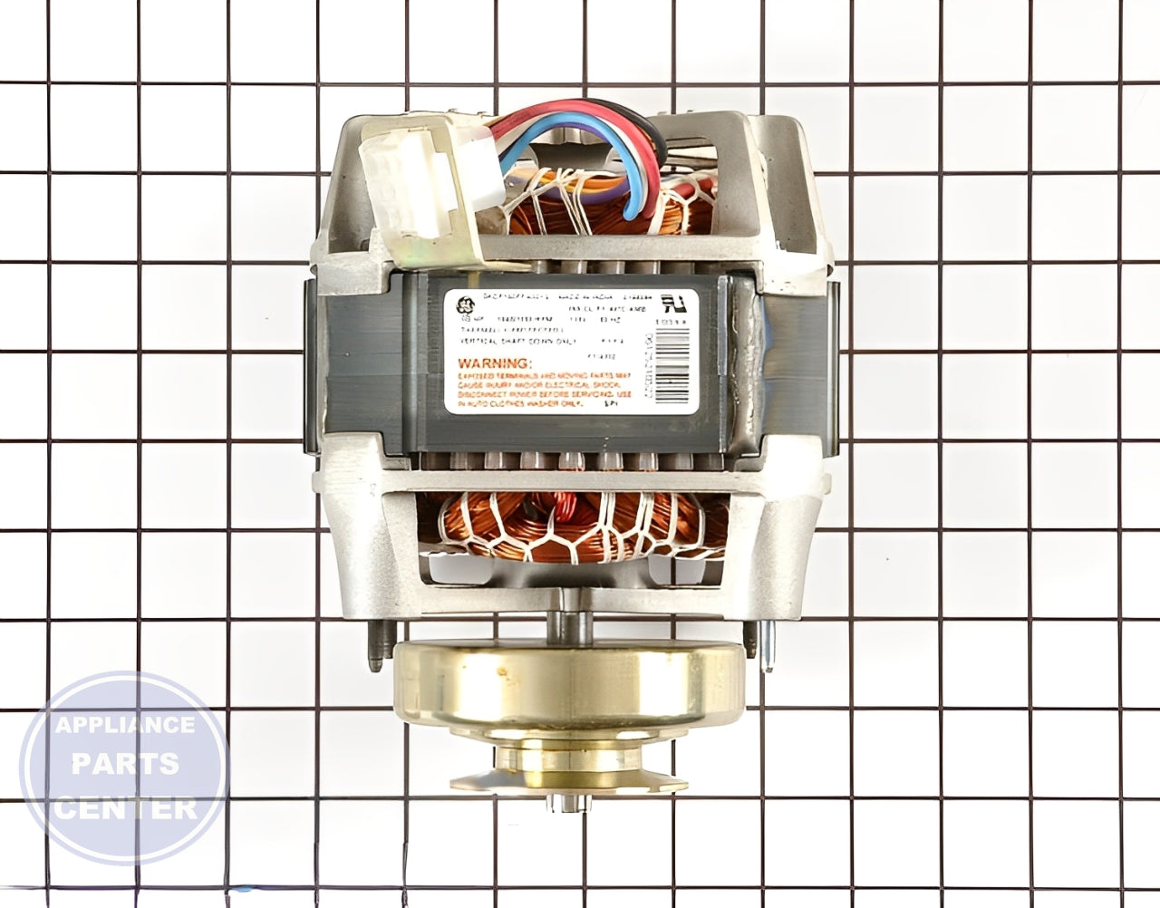 GEH MOTOR ASSY 2 SPEED PSC WH20X10019 - Main view showing powerful motor assembly for GEH washing machines