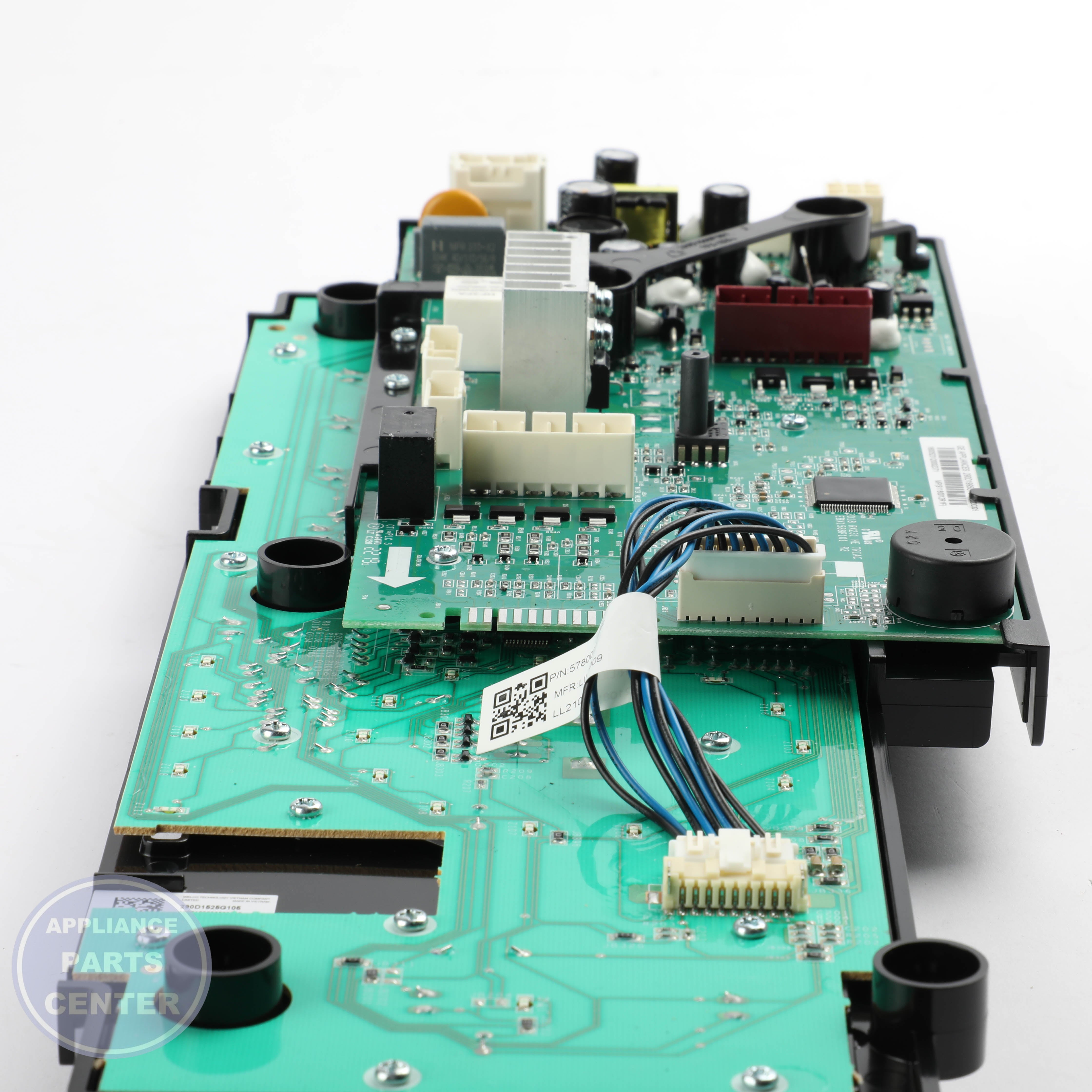 MAIN-UI CONTROL BOARD WH22X35757 - Side view with precise measurements