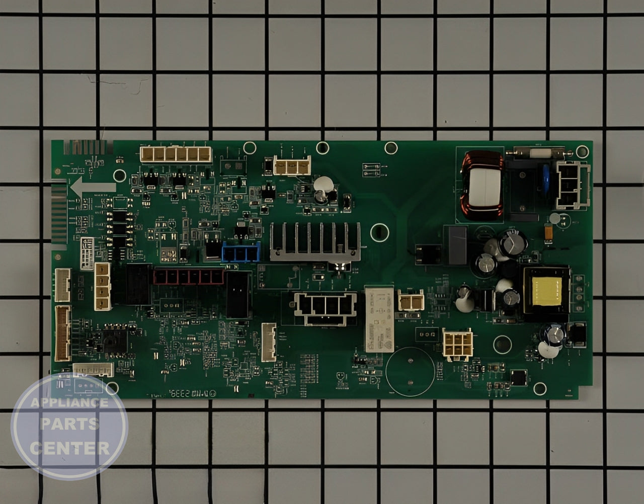 GE WASHER MAIN CONTROL BOARD FLW LE WITH INSTRUCTION - Main view showing circuit board for GEN Washing Machine